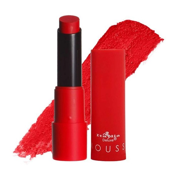 NEW Stiletto Red - Italia Deluxe Mousse Matte Red Lipstick Single - Picture 2 of 6